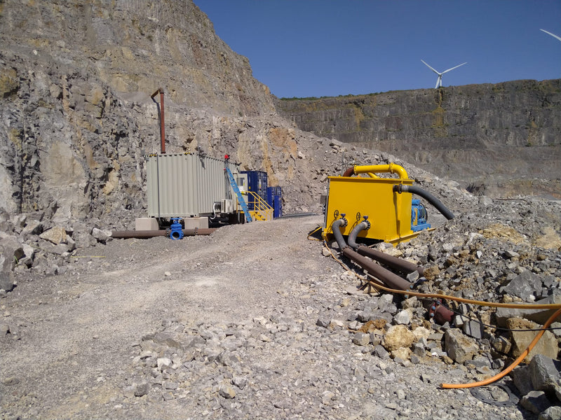 Deep Dewatering Solution for Quarries in South Wales
