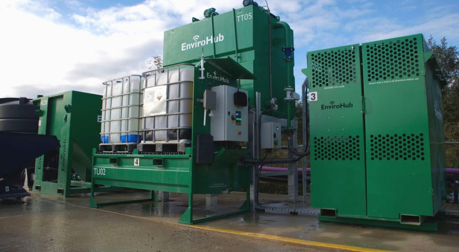 Tarmac Site Recycles Grey Site Water for Dust Suppression Thanks to EnviroHub and Senteos